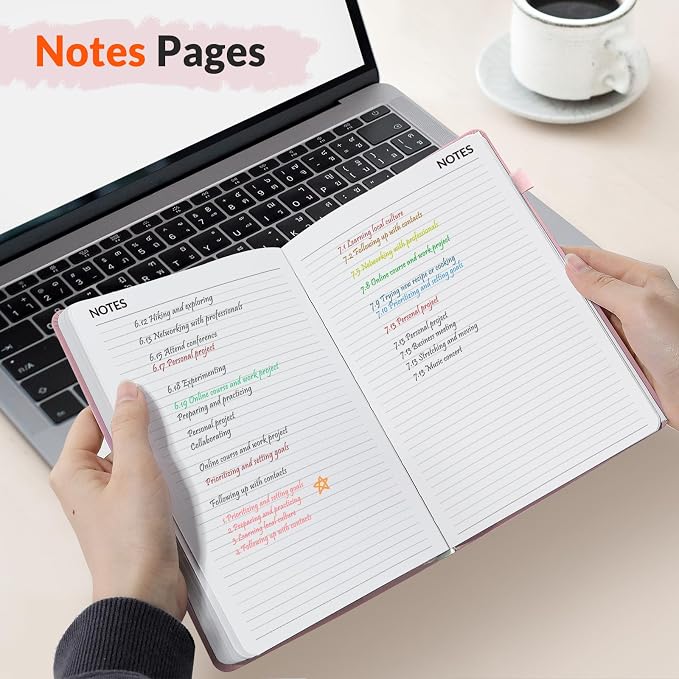 SUNEE 2026-2027 Weekly & Monthly Hardcover Planner 5.5" x 8.3" - Image 6