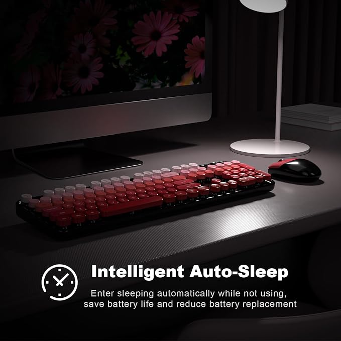 MOFII Wireless Keyboard and Mouse Combo, Full Size 2.4G Plug and Play - Image 3