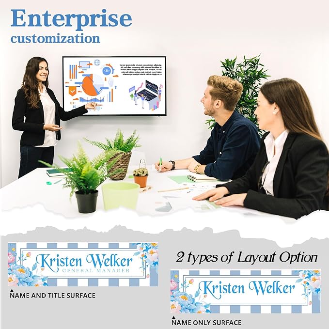 Desk Name Plate Personalized, Custom Name Plate - Image 5