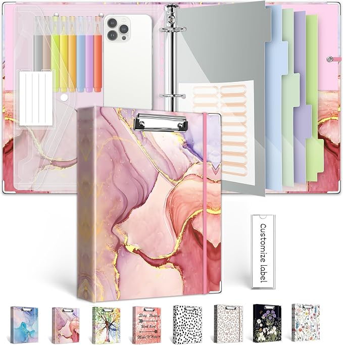 3 Ring Binder 1 Inch, Three Ring Binders Organizer by BVSSX