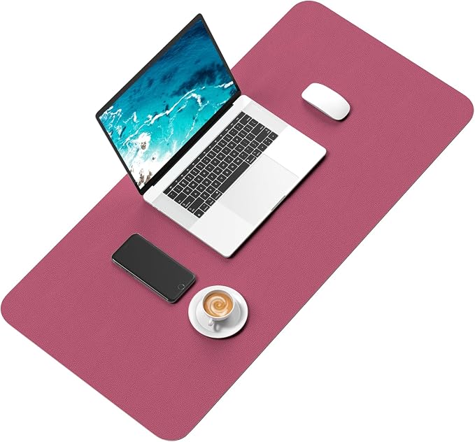Hsurbtra Desk Pad, XL Extended Mouse Pad, Waterproof Desktop Blotter Protector - Image 2