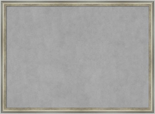Amanti Art Silver Framed Magnetic Board 22x30 Medium Vision Board by AmantiArt