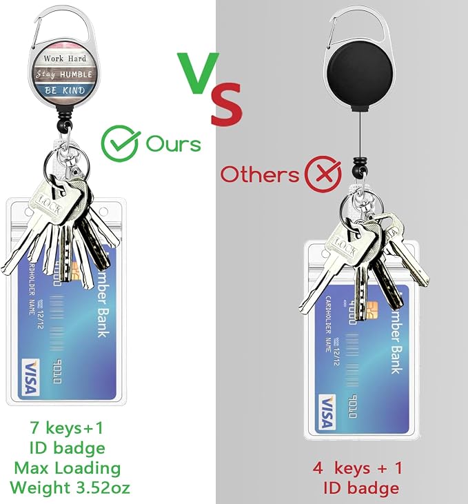 Piefly Lanyards for Id Badges, Inspirational Quote Badge Holder - Image 6