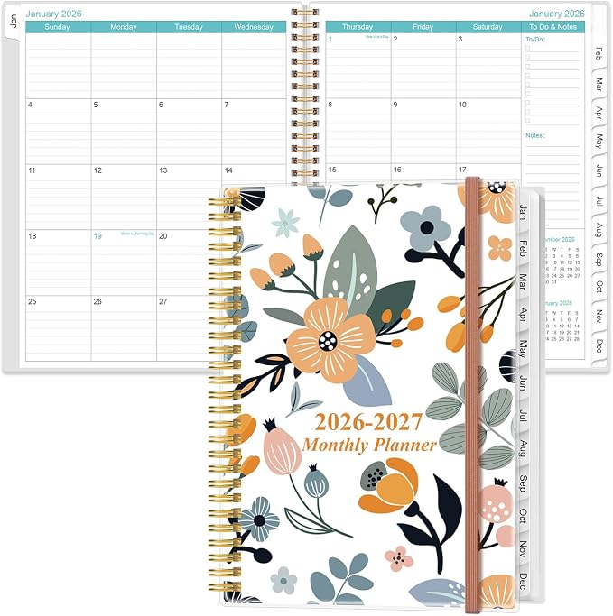 2026-2027 Monthly Planner by Heveboik