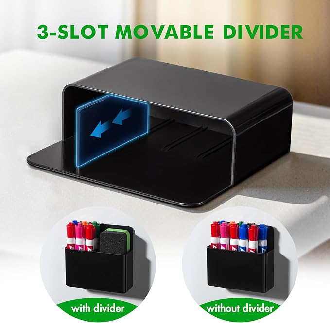 2 Pcs Magnetic Dry Erase Marker Holder - Image 3