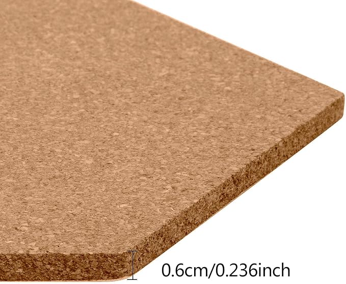 HBlife 10 Pack Hexagon Self-Adhesive Cork Board Tiles Mini Wall Bulletin Board - Image 3