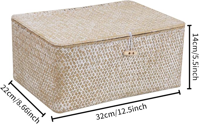 FEIALNDUO Wicker Shelf Baskets - Image 5