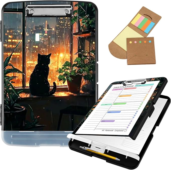 Clipboard with Storage, Clip Boards 8.5x11 with Storage High Capacity Nursing by Unknown