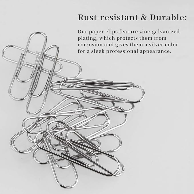 Paper Clips, 200 Pack, Paperclips, Paper Clip, Suitable - Image 7