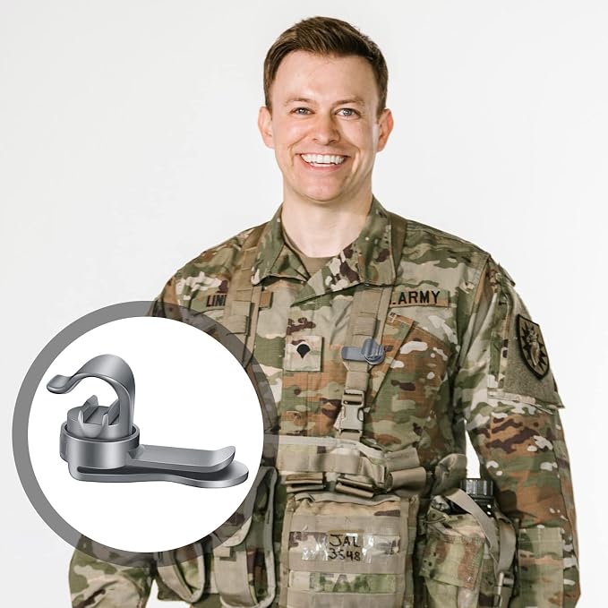 Moxweyeni 3 Pcs Bladder Clip Water Tube Hydration Hose Magnetic Clip Military - Image 6