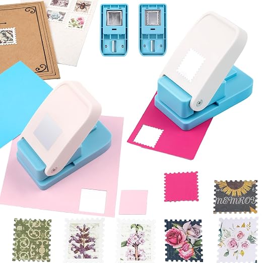 BAOFALI 2Pcs/Set 1X0.8inch Rectangular Postage Stamp by BAOFALI