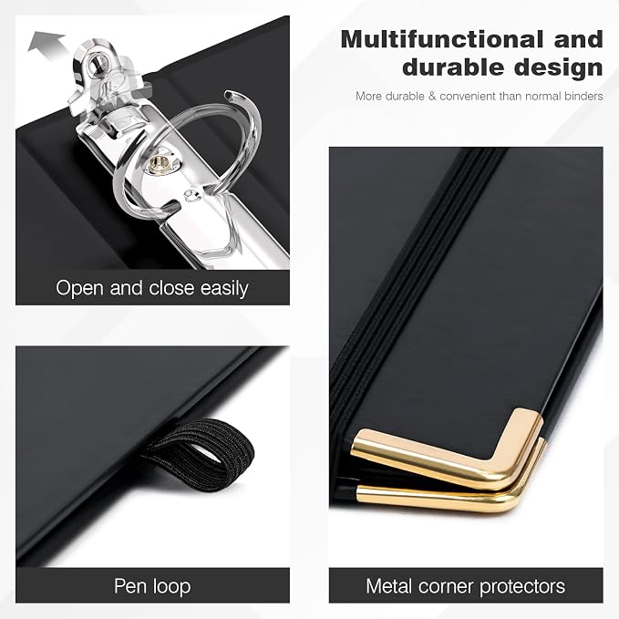 Ospelelf Mini 3 Ring Binder 1 Inch, Cute Binder - Image 4