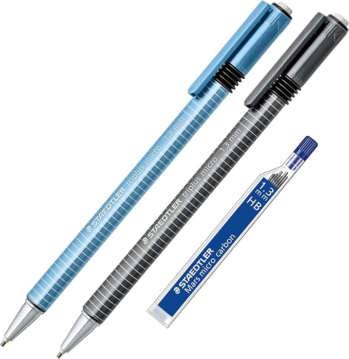 STAEDTLER Triplus Micro Mechanical Pencils, 1.3mm #2 Lead - Image 2