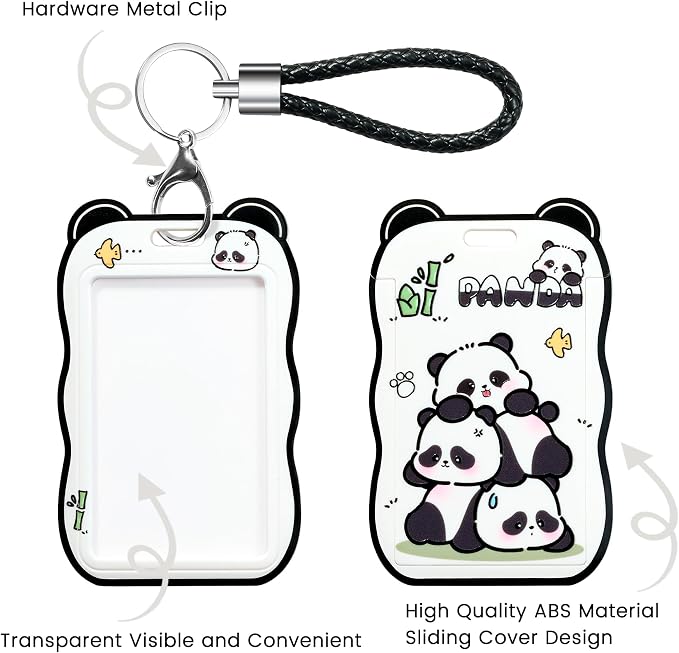 ID Card Badge Holder Key Chain - Image 3