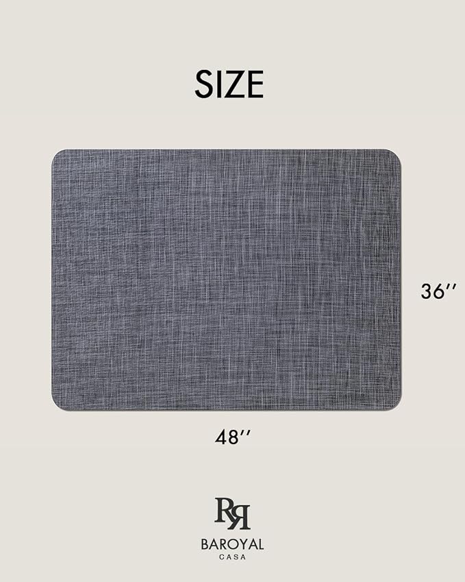 Baroyal Office Chair Mat for Hardwood Floor Under Desk Computer Rolling Chair - Image 6