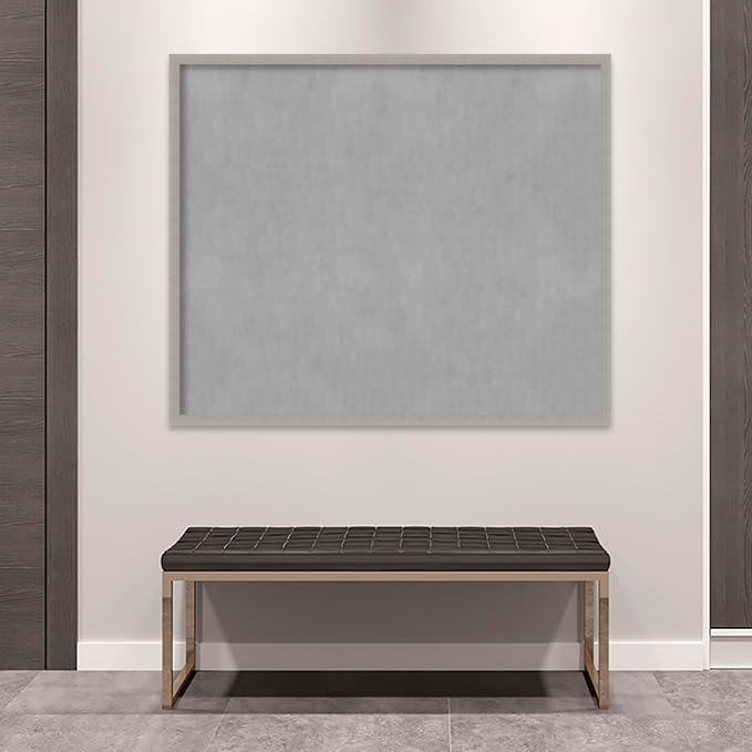 Amanti Art Grey Framed Magnetic Board 42x50 Oversize Vision Board - Image 5