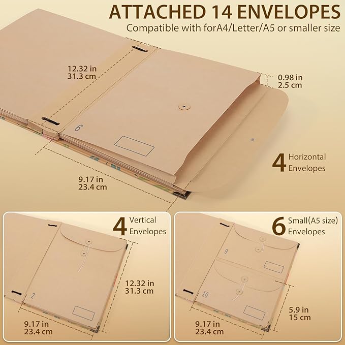 Important Document Organizer, Expanding File Folder - Image 2