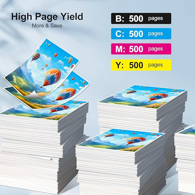 LC401XL Ink Cartridges for Brother Printer Compatible for LC401 Replacement for Brother LC401 Ink Cartridges LC401XL High Yield to use with MFC-J1010DW MFC-J1012DW MFC-J1170DW Printer (4 Pack, XL)-DeskLoop Office