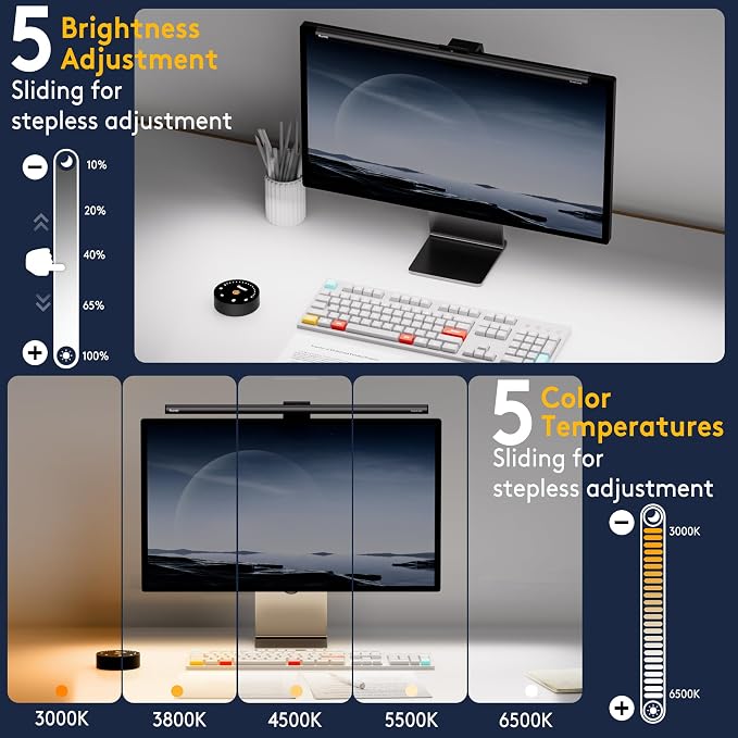 Quntis 20.5'' Computer Monitor Light - Image 5