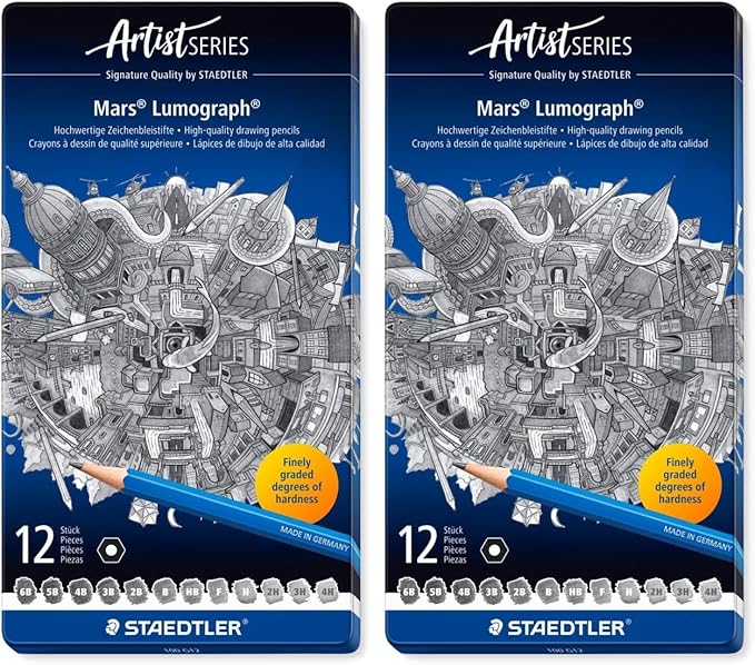 STAEDTLER Mars Lumograph Art Drawing Pencils – Sustainable, Break-Resistant by Staedtler
