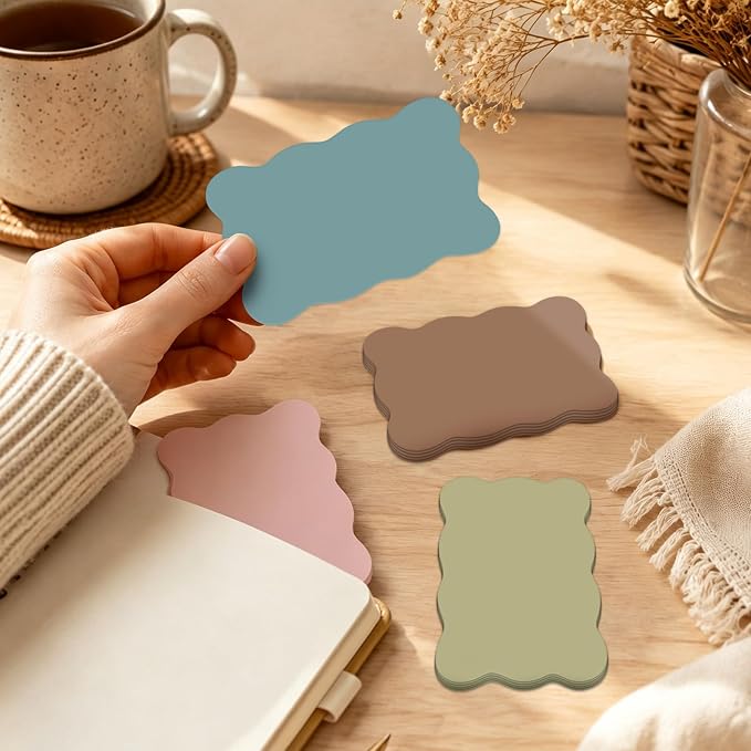 Whaline 150Pcs Boho Index Cards 3 x 5 Inch Neutral Color Flash Notecard - Image 6