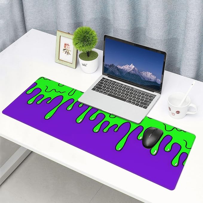 Gaming Mouse Pad Abstract Dripping Design Desk Mat Desk Pad Large Gaming Mouse - Image 7