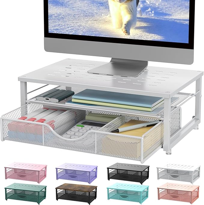 gianotter Computer Monitor Stand Riser, office organizer by gianotter