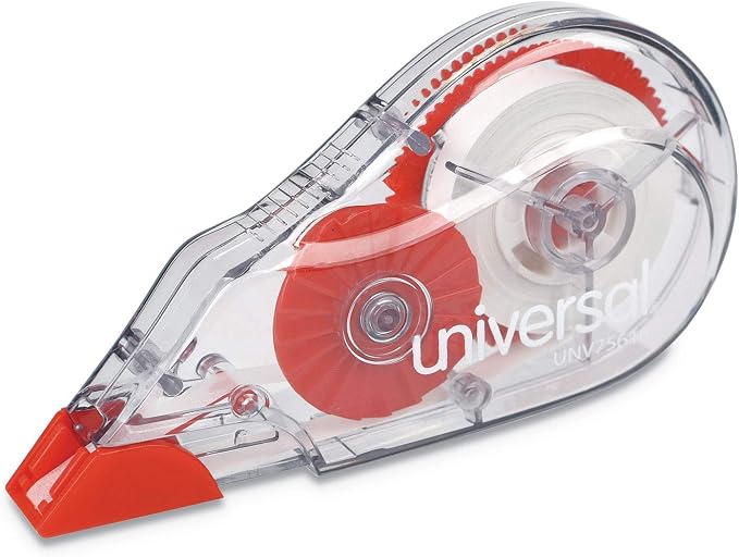 Universal UNV75616 0.2 in. x 315 in. Non-Refillable Correction Tape Dispenser by Universal