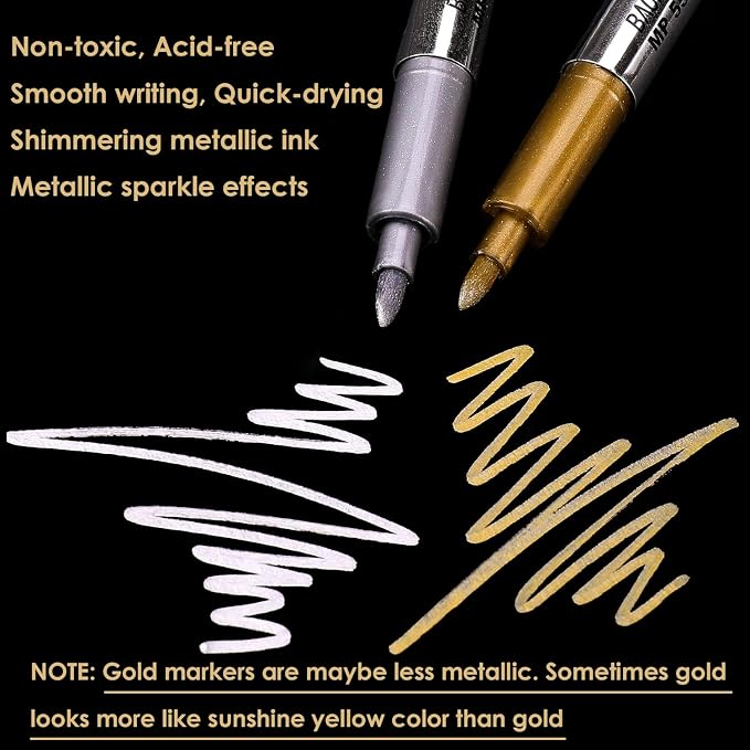 Dyvicl Metallic Markers Pens - Image 2