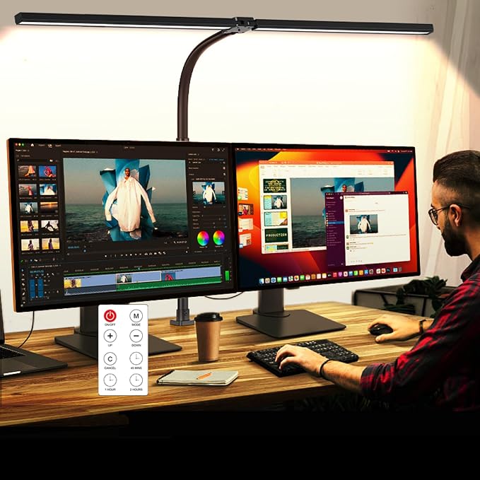 LED Desk Lamp for Office Dorm Home by MACASA