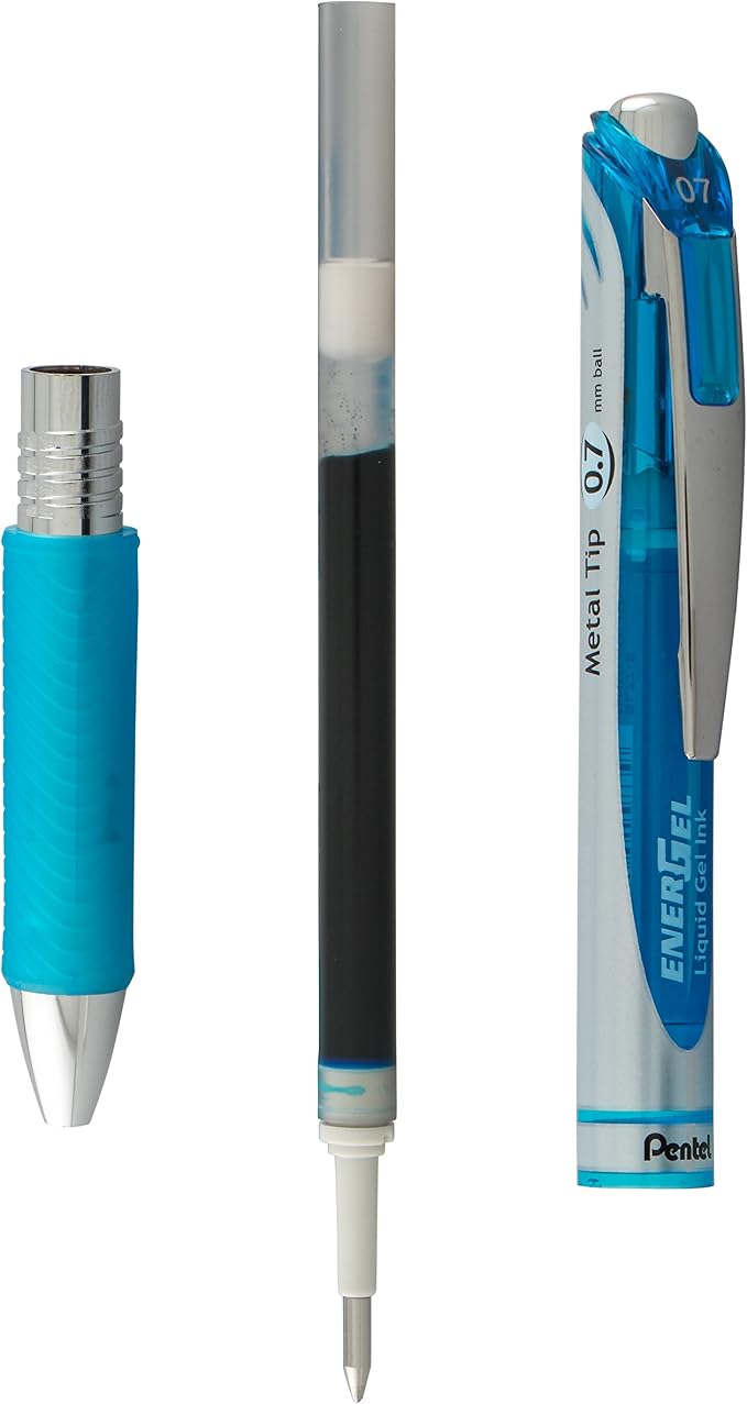 Pentel EnerGel Deluxe RTX Retractable Liquid Gel Pen, Medium Line, Metal Tip - Image 5
