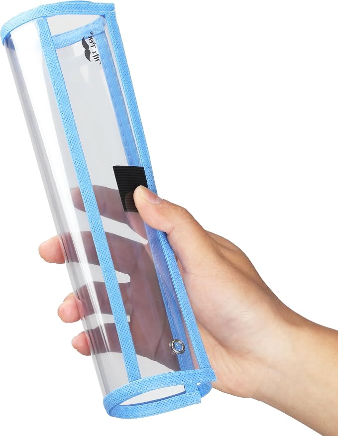 Mr. Pen- Reusable Dry Erase Pocket Sleeves, 6 Pack, Colorful | Clear Plastic - Image 8