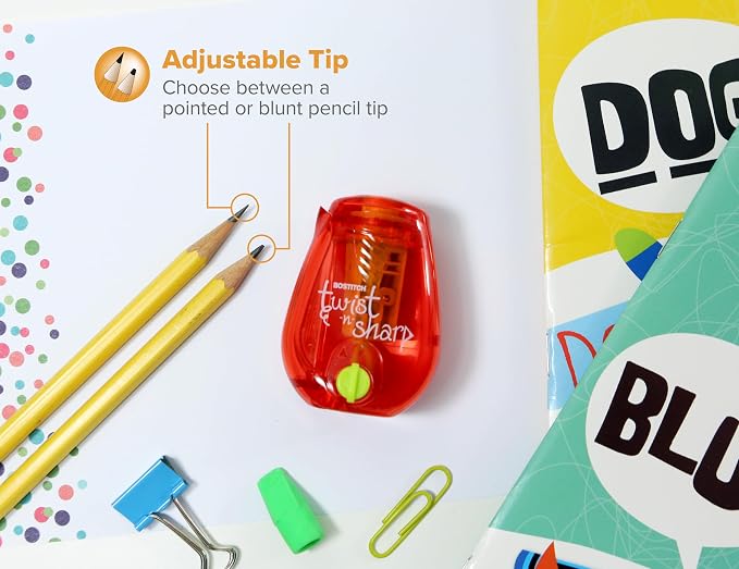 Bostitch Office Twist-n-Sharp Pencil Sharpener, - Image 2