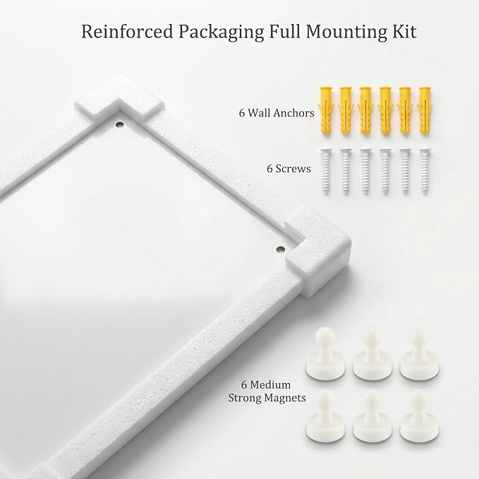 Magnetic Board for Wall 15.7" x 23.6": Large White Display Board for Travel - Image 8
