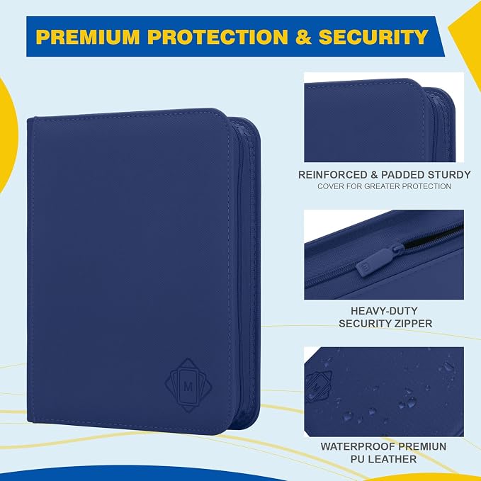 Toploader Binder, 4-Pocket Side Load Trading Card Album, Holds 128 Cards - Image 5