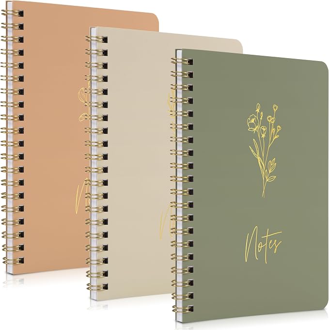 ZICOTO Aesthetic Spiral Notebook Set of 3 - Image 9