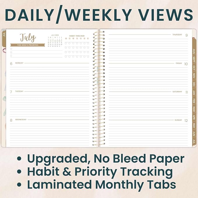 bloom daily planners 2026-2027 Planner 13 Month Academic Year Organizer - Image 2
