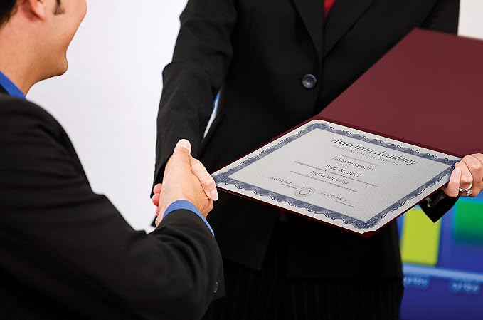 Better Office Products 25 Pack Red Certificate Holders, Diploma Holders - Image 2