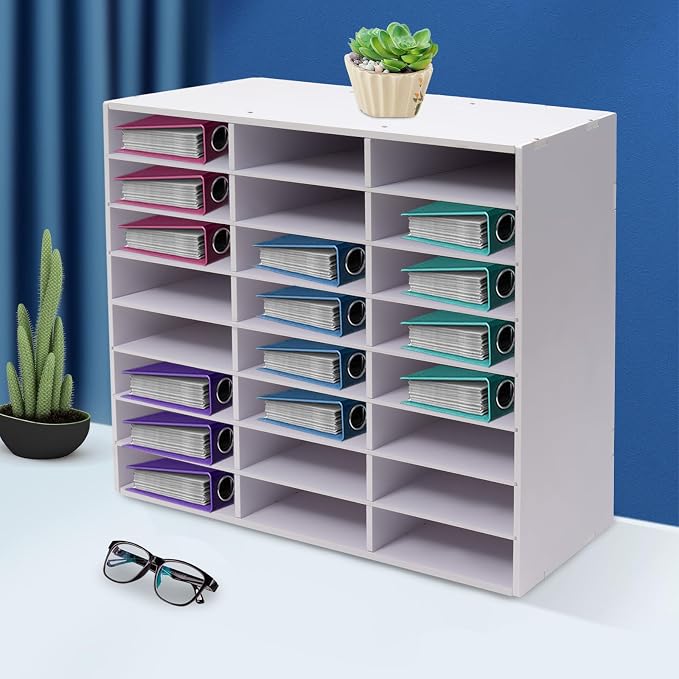 24 Slots Mail Sorters for Office, Desktop Literature Organizer - Image 2