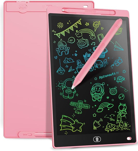 Genialba LCD Writing Board 16 Inches, Colourful Electronic Tablet, Portable by Genialba