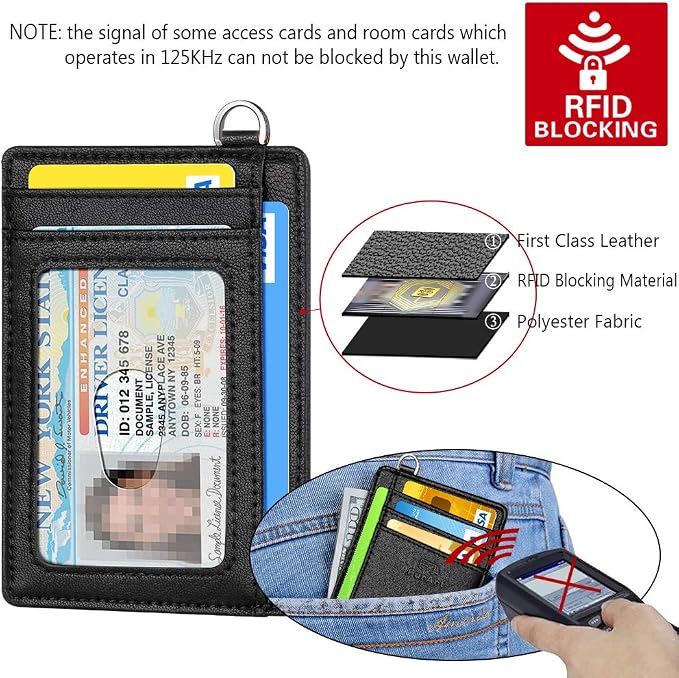 FurArt Slim Minimalist Wallet RFID Credit Card Holder - Image 5