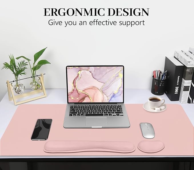 Desk Pad Mat Set, 3-in-1 Large Mouse Pads - Image 3