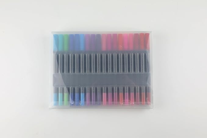 Dual Brush Marker Pens, 36 Colors Art Markers with Fine and Brush Tip Coloring Markers for Adults, Marker for Journaling Calligraphy Drawing Sketching Doodling Illustrating-DeskLoop Office