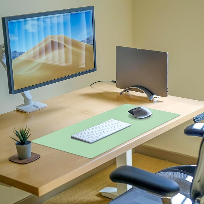 Large Desk Pad Mat, Leather Desk Mat - Image 3