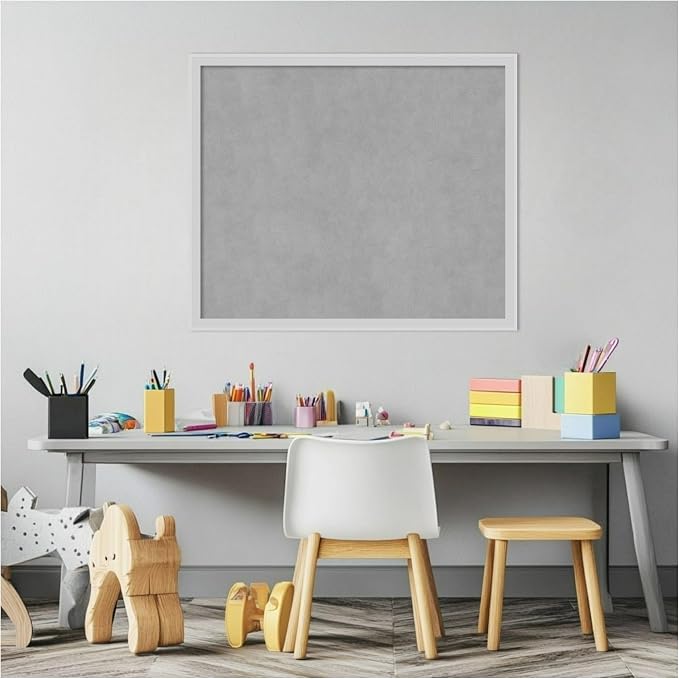 Amanti Art Silver Framed Magnetic Board 21x25 Medium Vision Board - Image 5