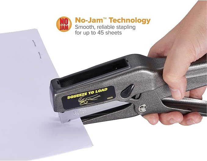 Bostitch Office B8 Heavy Duty All Metal 45 Sheet Plier Stapler, 210 Stapler - Image 7