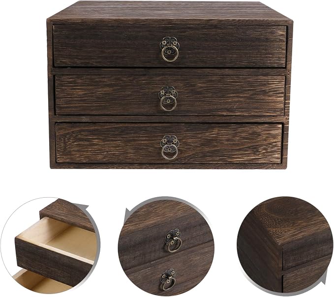 Cabilock Solid Wood Desktop Drawer Organizer - Image 5