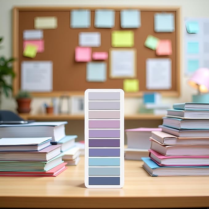 200 Pcs Sticky Index Tabs, Writable and Repositionable Book Flags Tabs Strip - Image 8