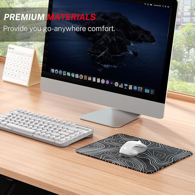 MROCO 3-Pack Mouse Pads, Larger Surface, 8.5 x 11 in, Non-Slip Rubber Base - Image 6