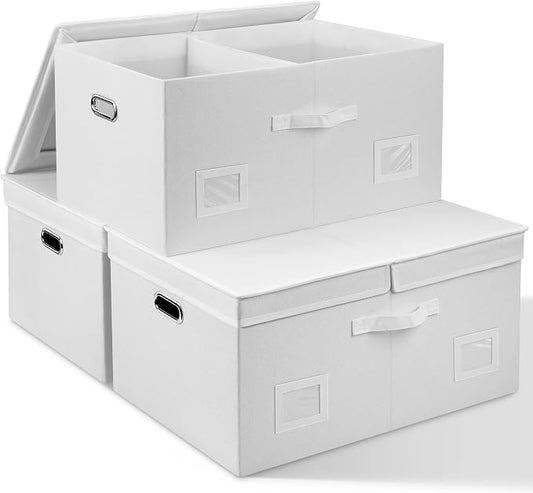 Graciadeco 75 Quarts Extra Large Decorative Storage Bins by GraciadecoStorage
